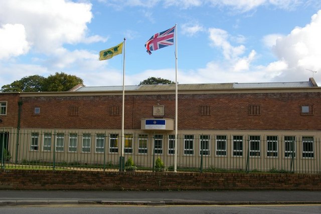 Centro di addestramento della Territorial Army - geograph org uk