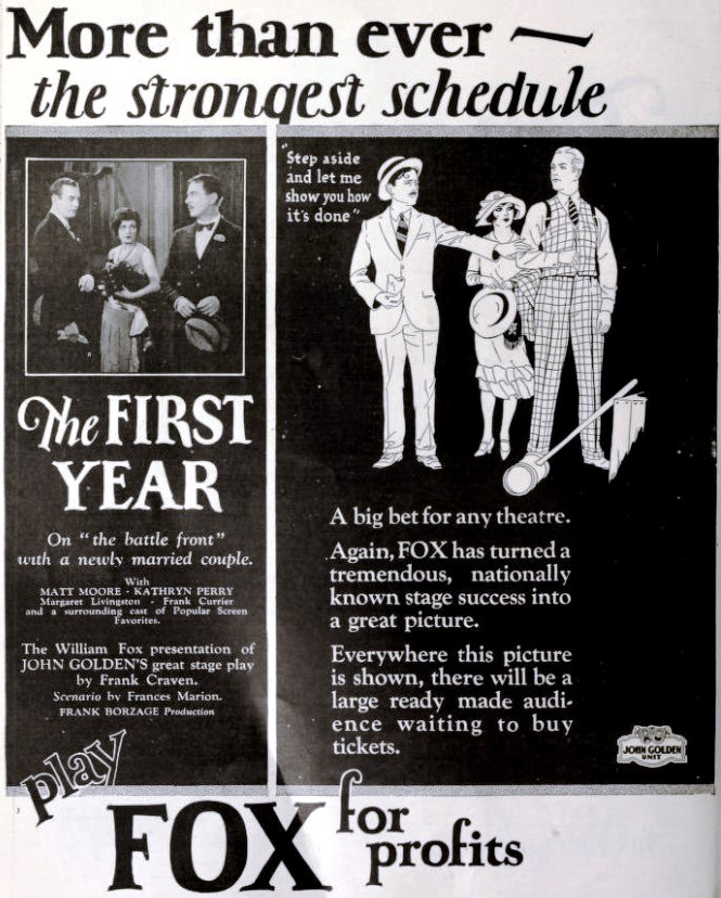 The First Year (1926) - 1