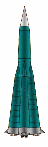 The R-7 intercontinental ballistic missile, NATO designation SS-6 Sapwood