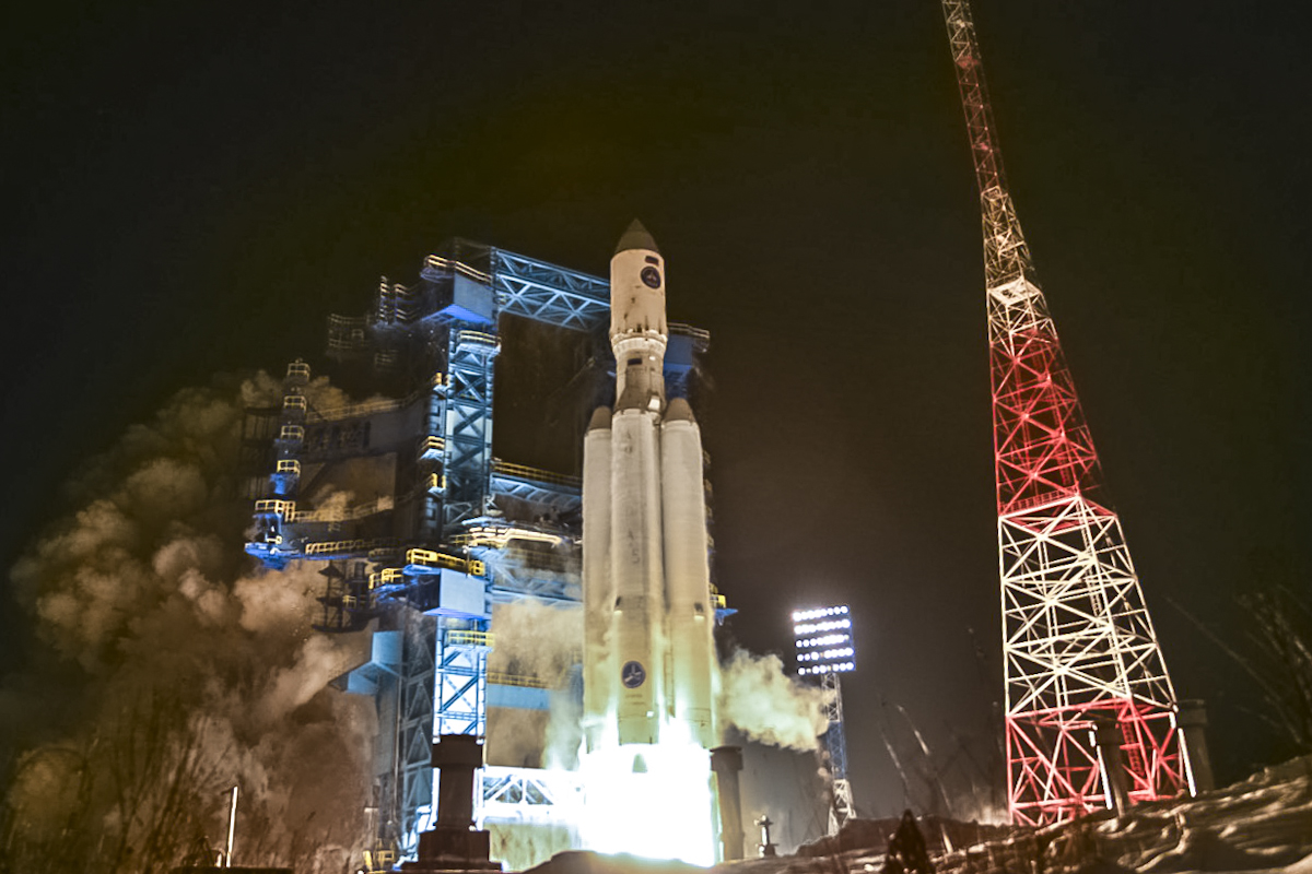The second test launch of Angara-A5 from the Plesetsk cosmodrome
