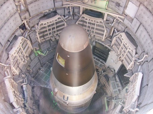 Missile Titan II in esposizione