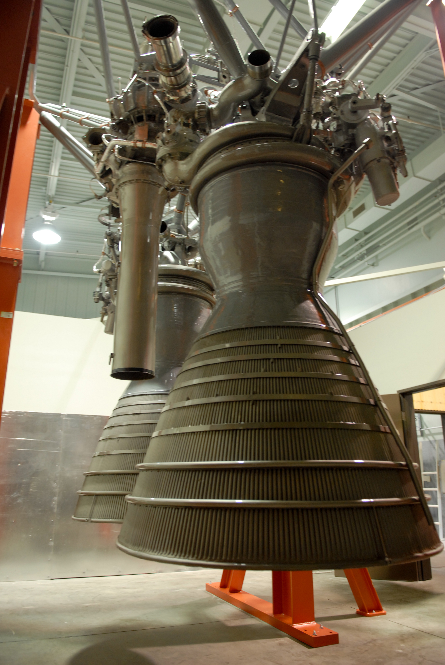 Titan II rocket engine on display