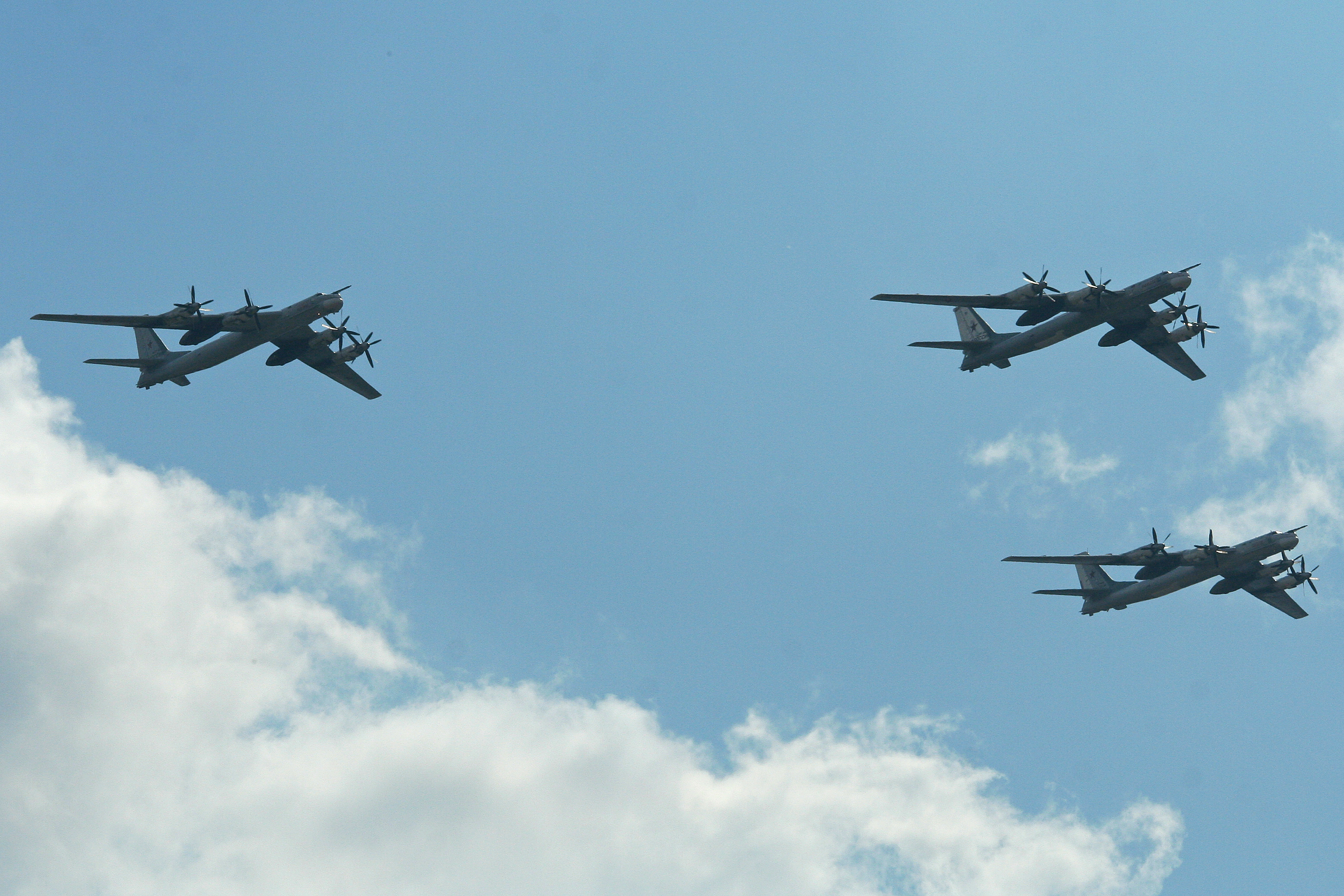 Formation de Tu-95 Bear - Zhukovsky 2012
