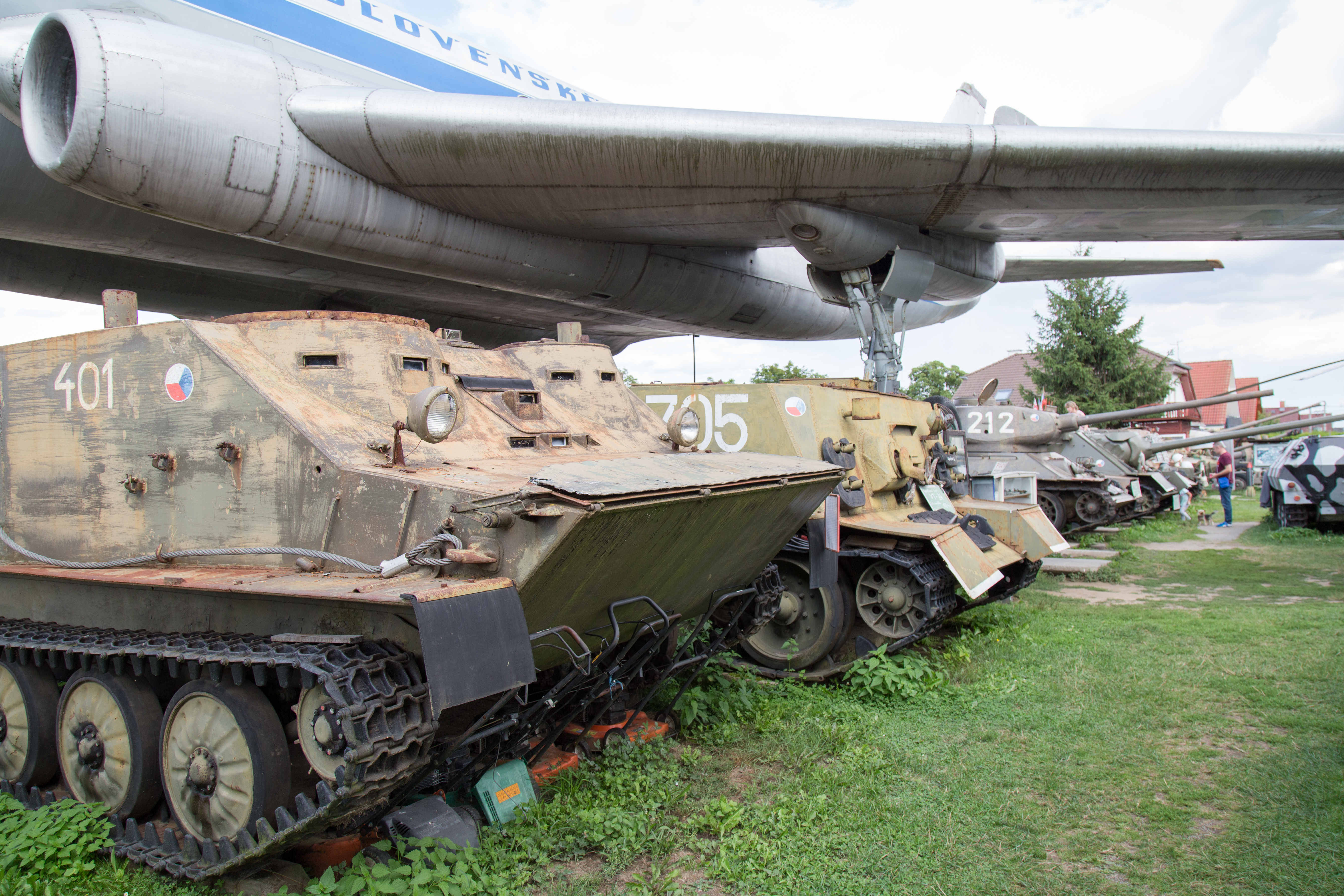 Tupolev Tu-104A CCCP-42391, Air Park Zruč (Air Park Zruč 2019 01)