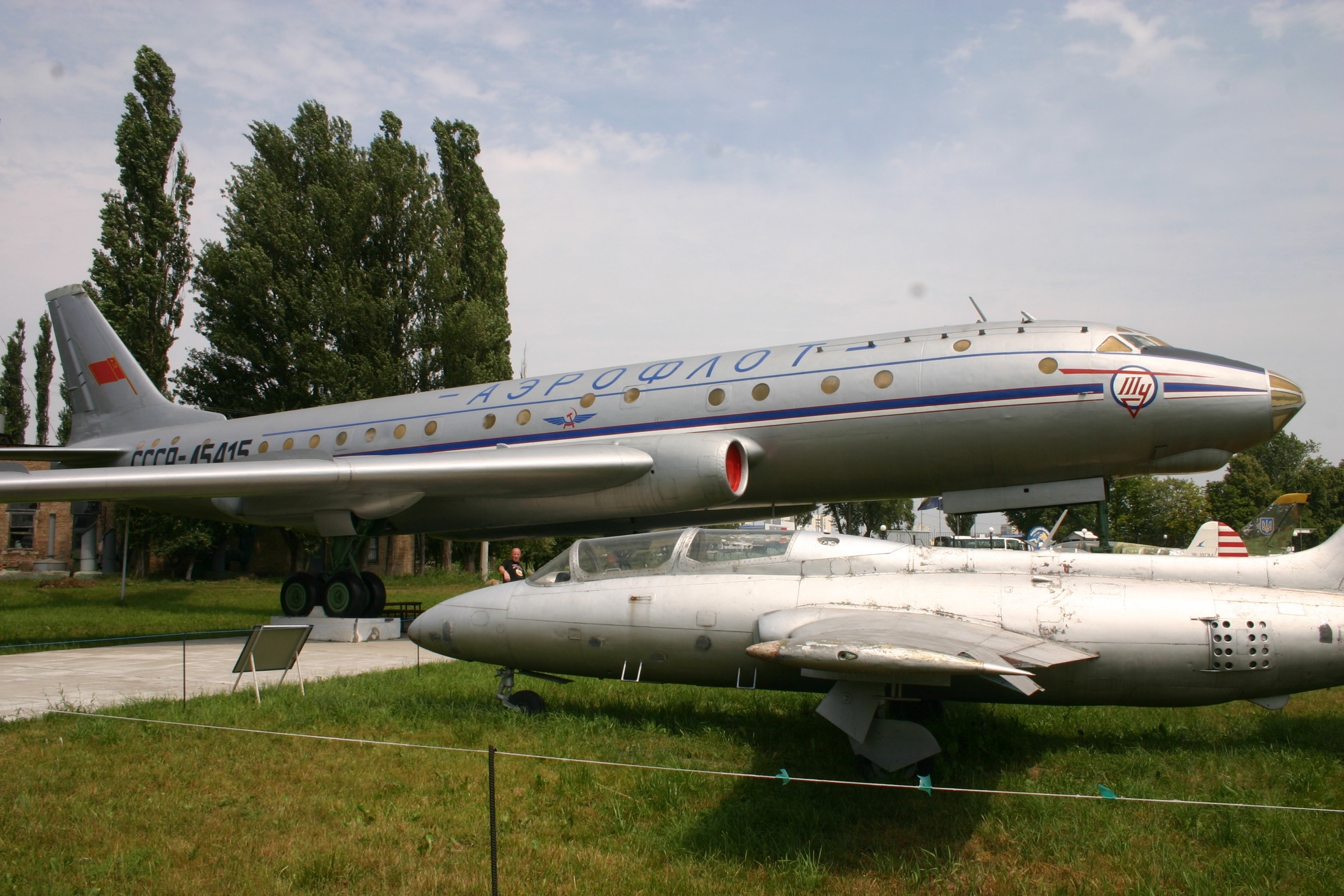 Tupolev Tu-104 CCCP-L5415 Aeroflot, museo de Kiev-Zhuliany, 2007