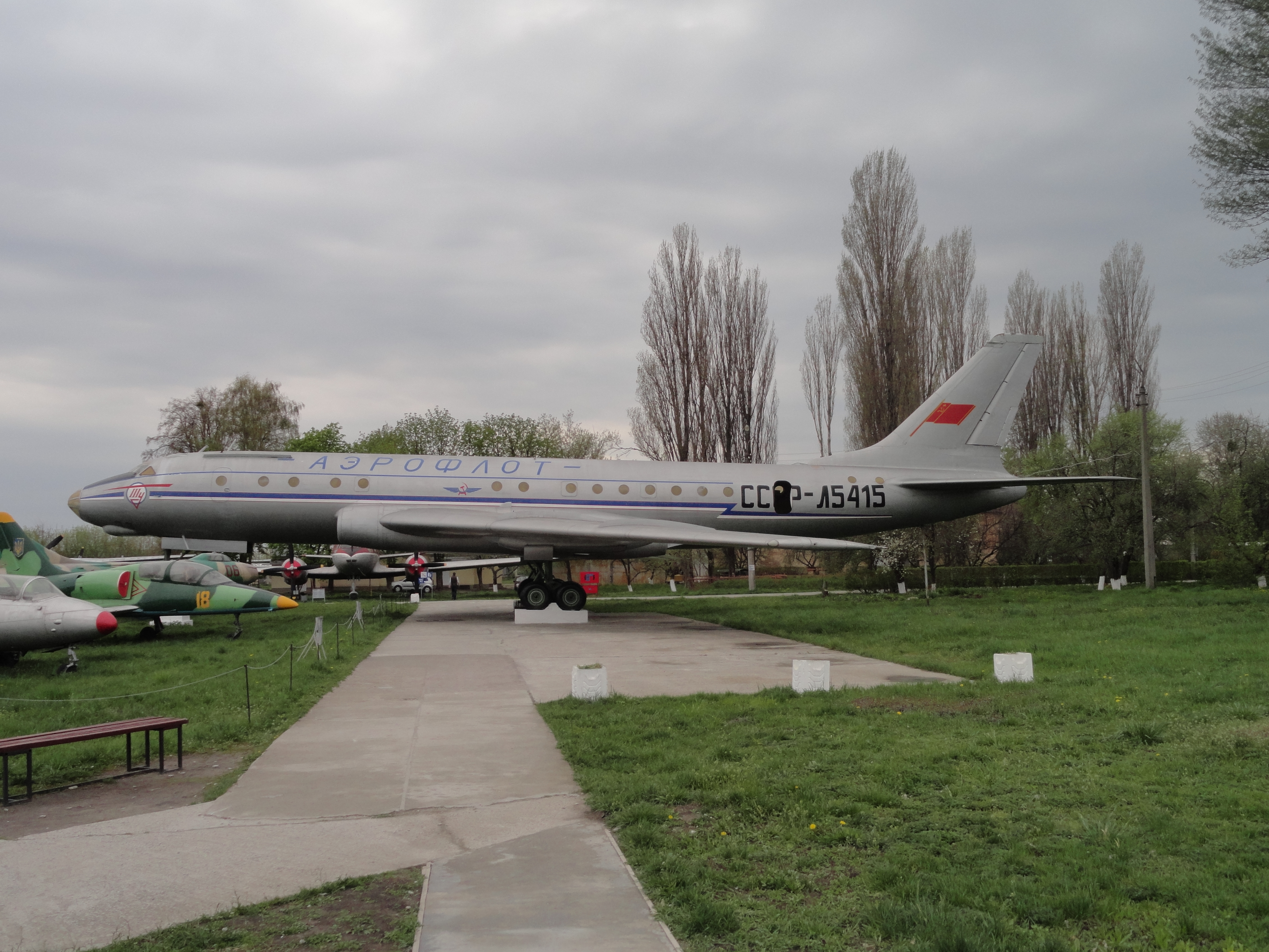 Tupolev Tu-104 CCCP-L5415 al Museo dell'aviazione di Kiev