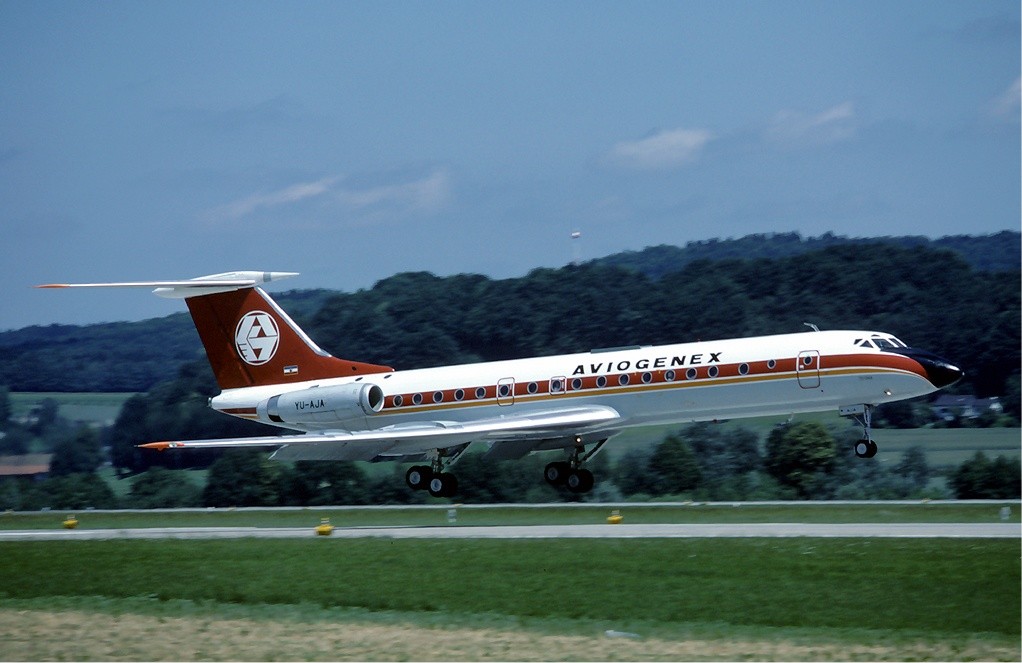 Tupolev Tu-134 of Aviogenex