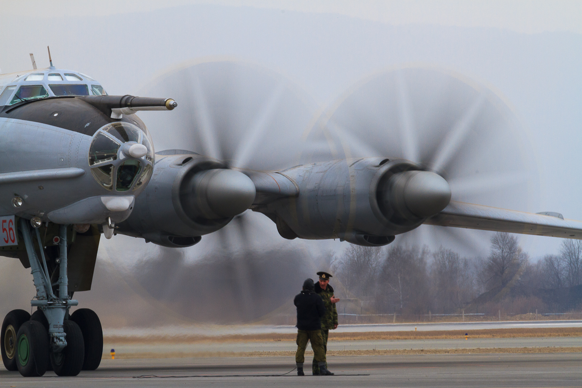 Tupolev Tu-95 (RF-34109) at Vladivostok Airport (1)