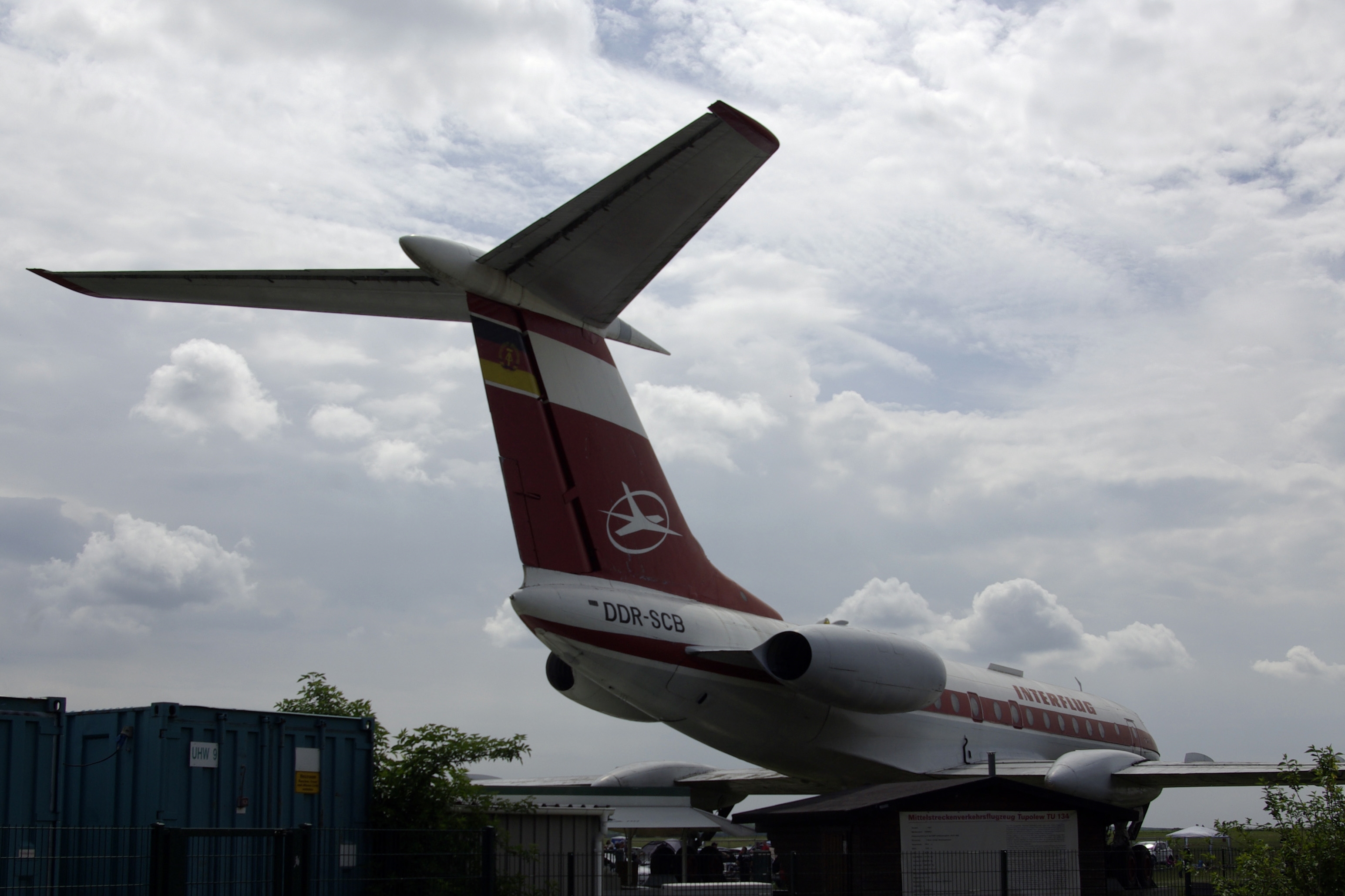 Tupolew Tu-134 (cn 8350503, DDR SCB) — Collezione Andre Gerwing