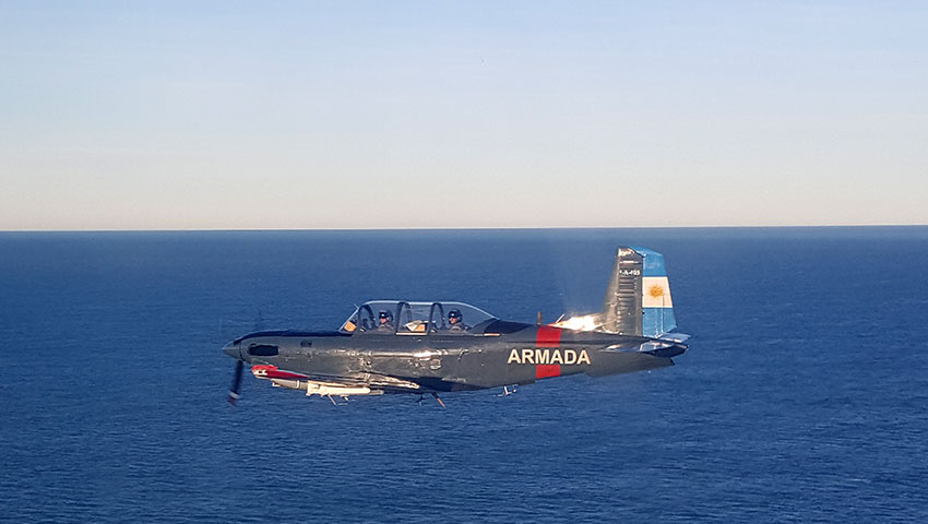 Turbo Mentor de la Armada Argentina