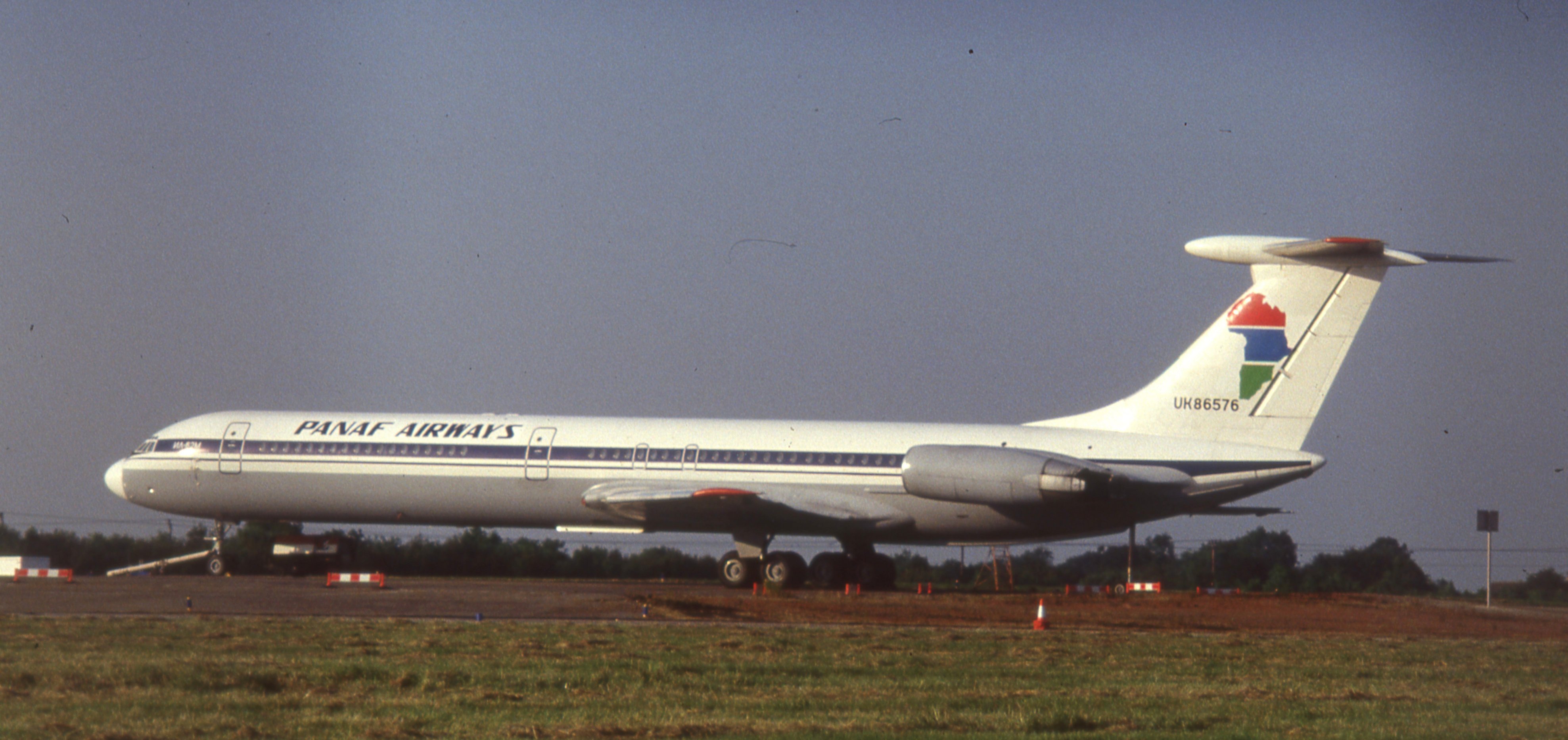 UK86576 IL62M Pan Af Airways STN
