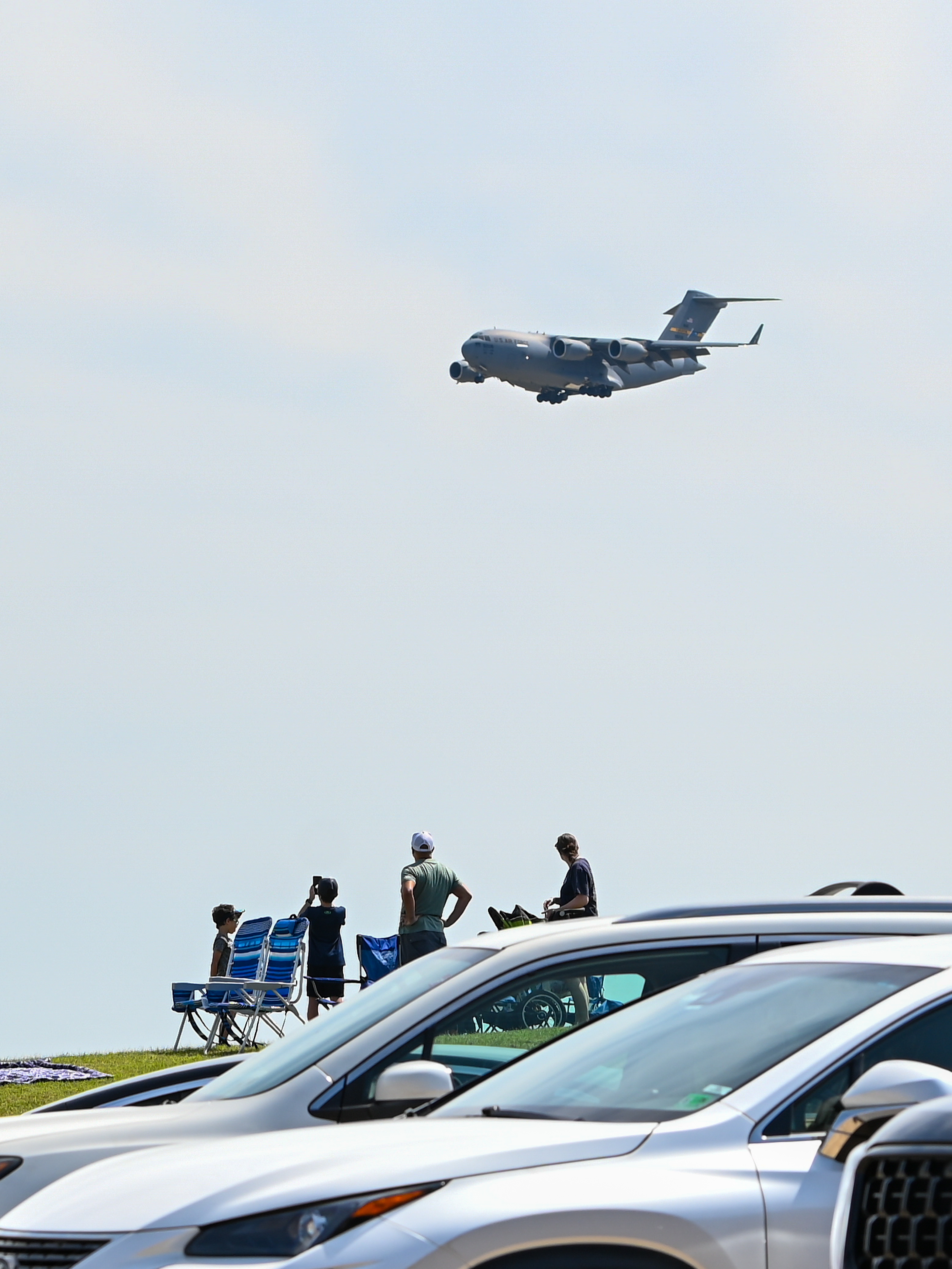 Equipo de demostración del C-17 Globemaster III de la USAF, imagen de archivo: Joint Base Andrews Air Show, 2025