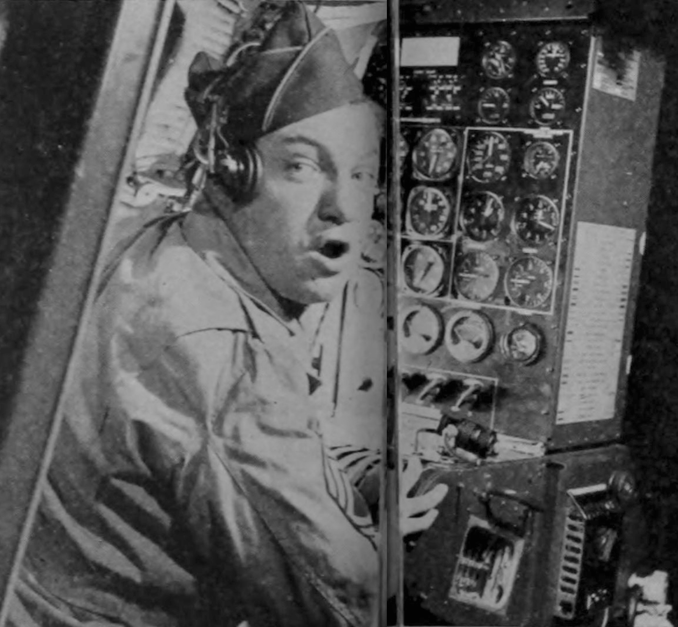 United States bomber crew- Flight Engineer of a Superfortress