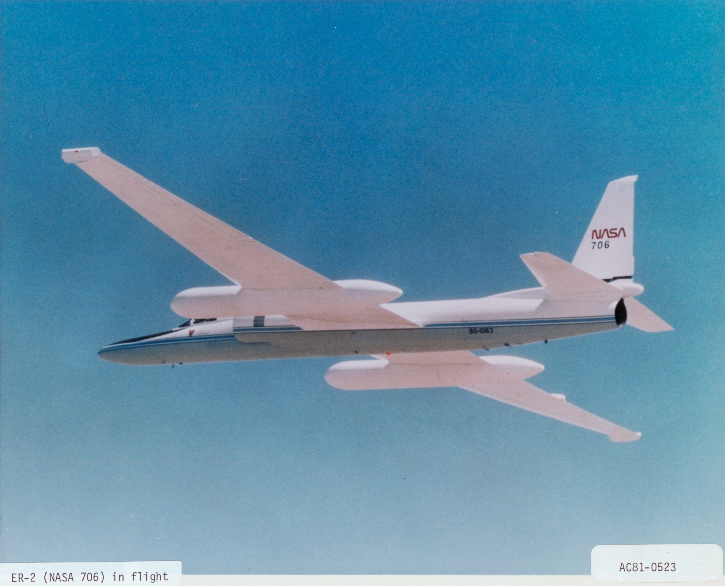 Variante ER-2 de la NASA en vuelo