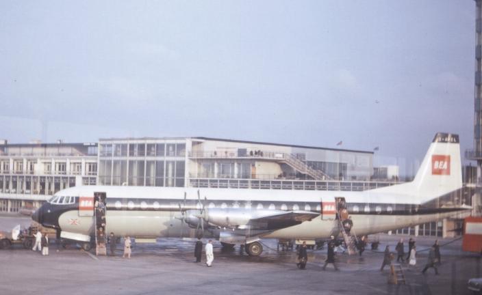 Vickers 953 Vanguard at Manchester 1965