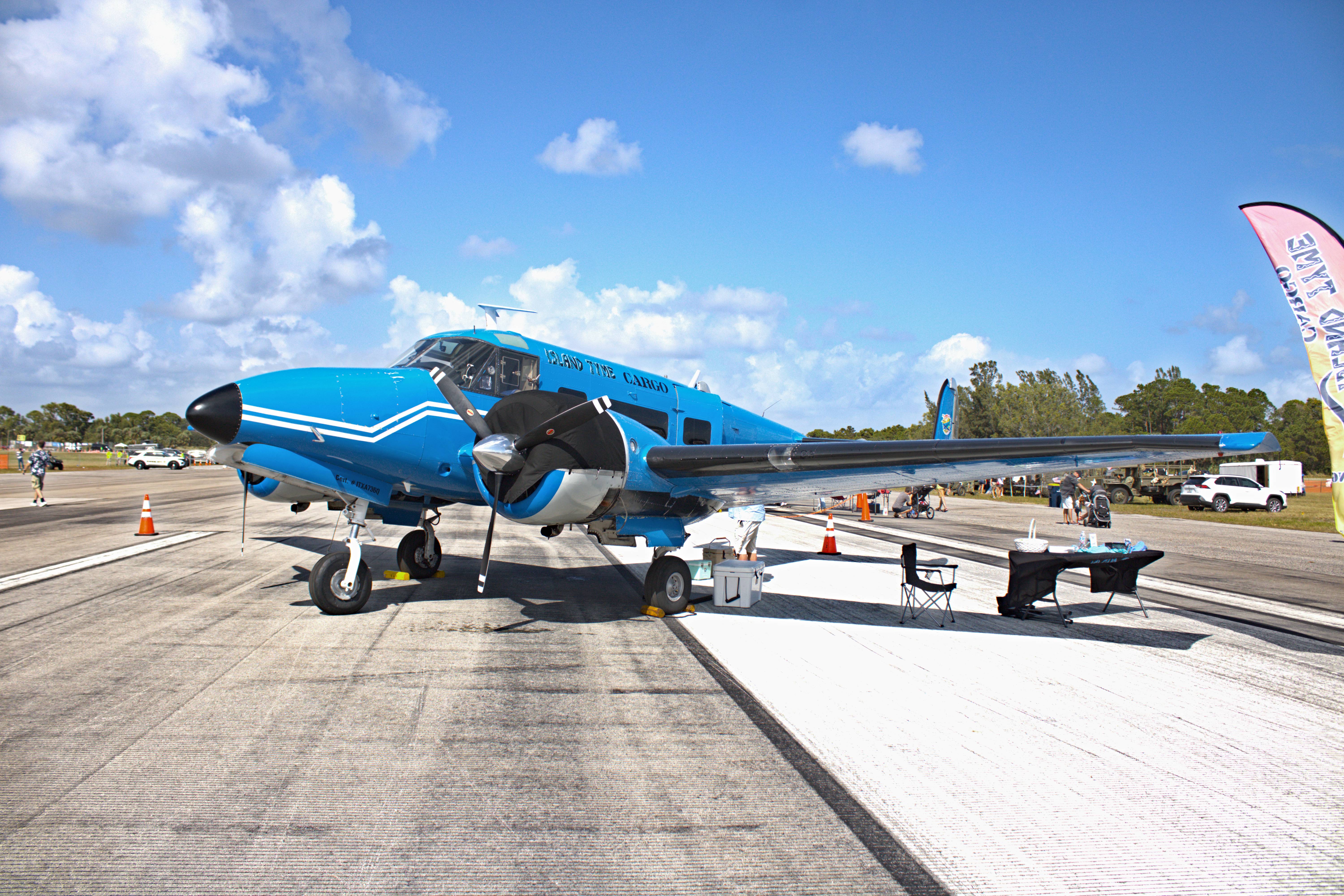 Volpar Turbo 18 (conversione del Beechcraft H18), Stuart Air Show 2024, Witham Field