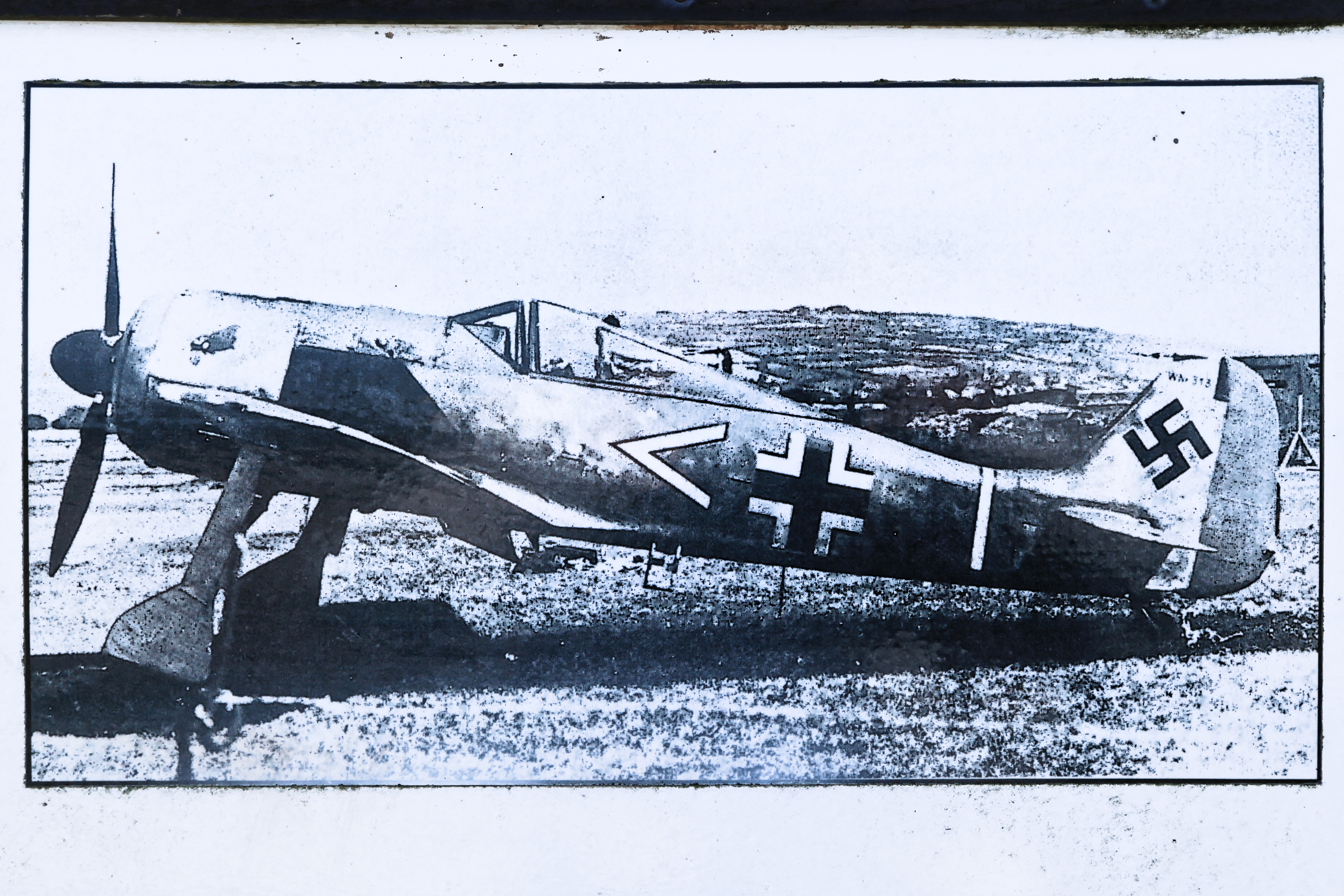 Walchum - Steinbilder Weg (Sustrum) - Incidente aereo 03 ies