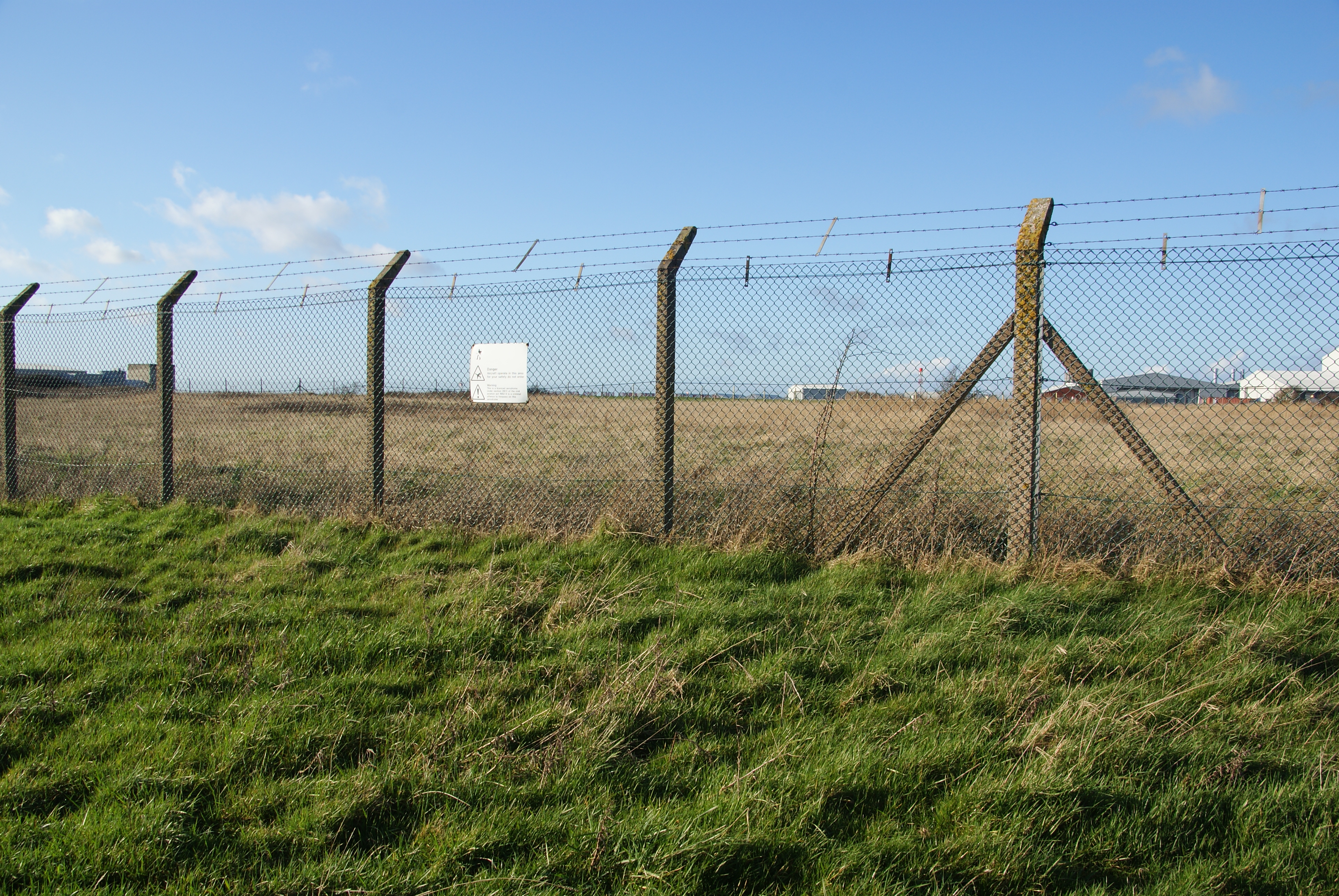 Warton Aerodrome from the Lancashire Coastal Way