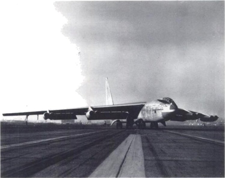 Atterraggio a granchio dell'XB-52