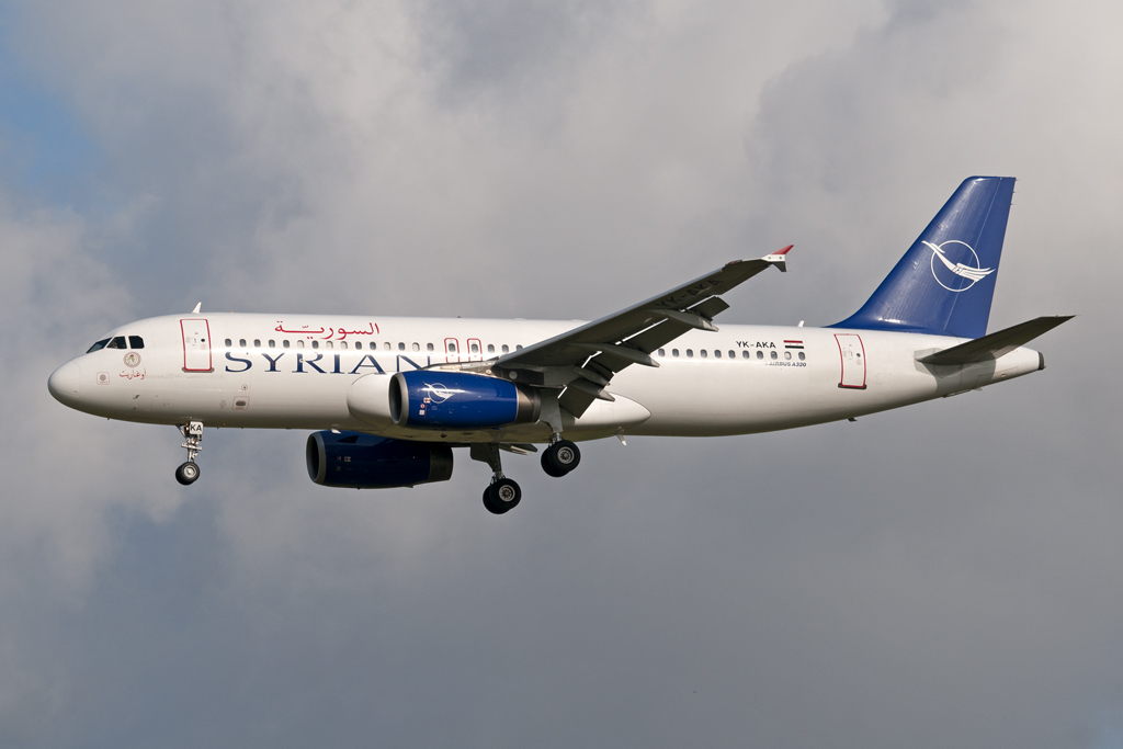 YK AKA Syrian Airlines