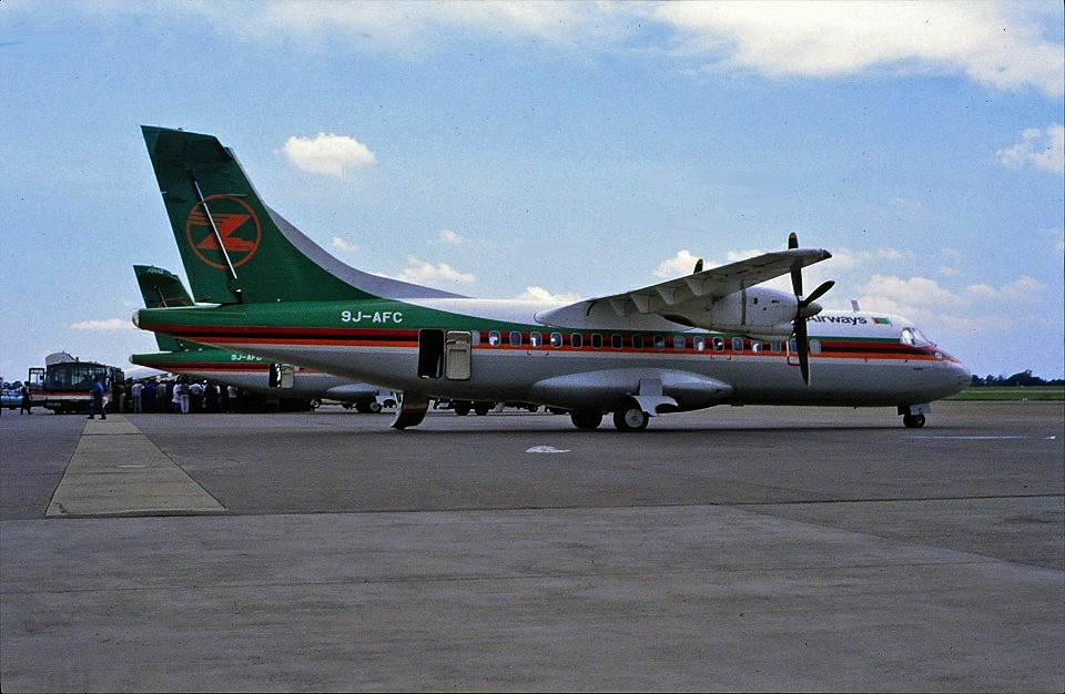 Zambia Airways ATR42 300 9J AFC and 9J AFD