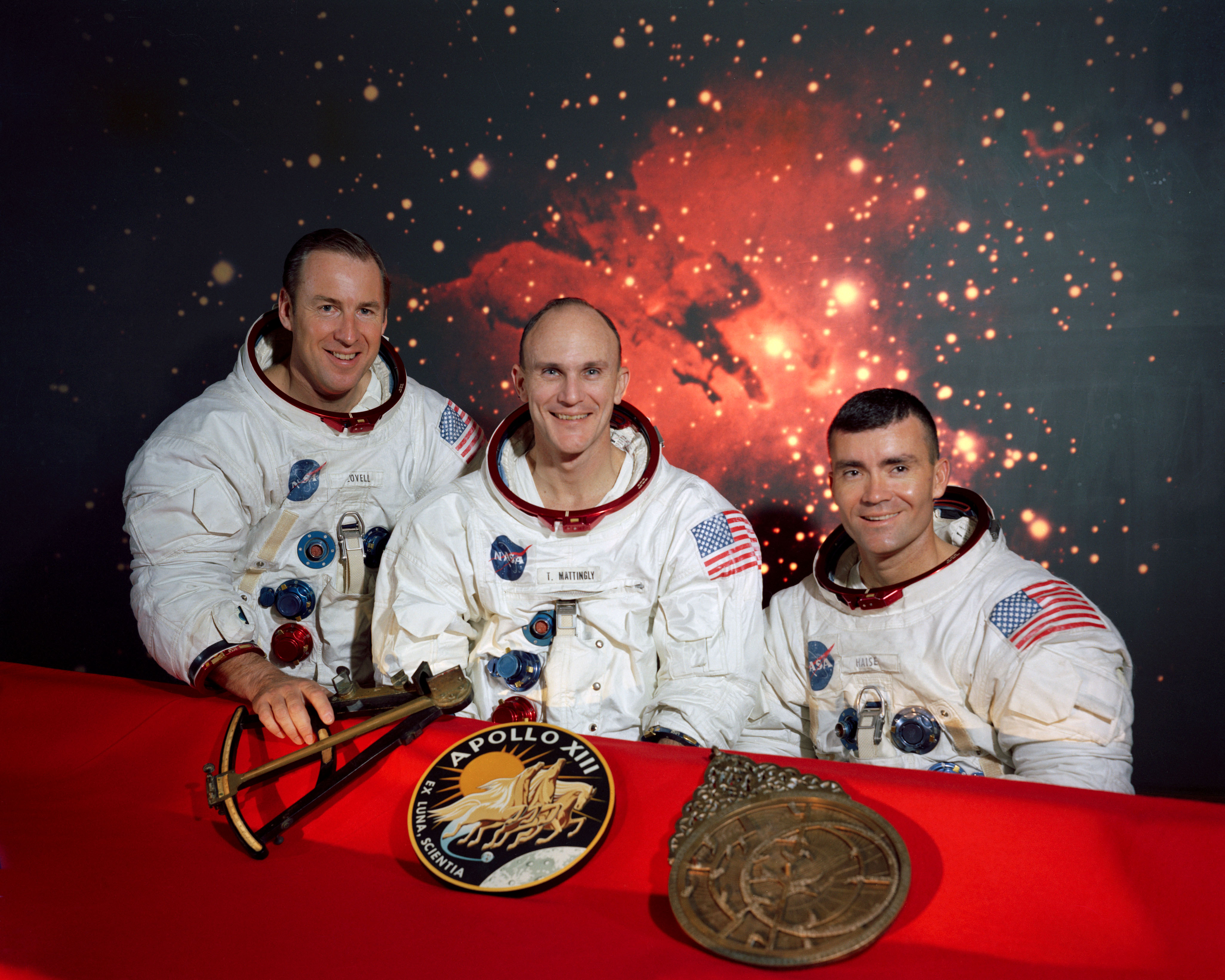 Apollo 13 - Prime Crew Portrait (Lovell, Swigert, Haise)