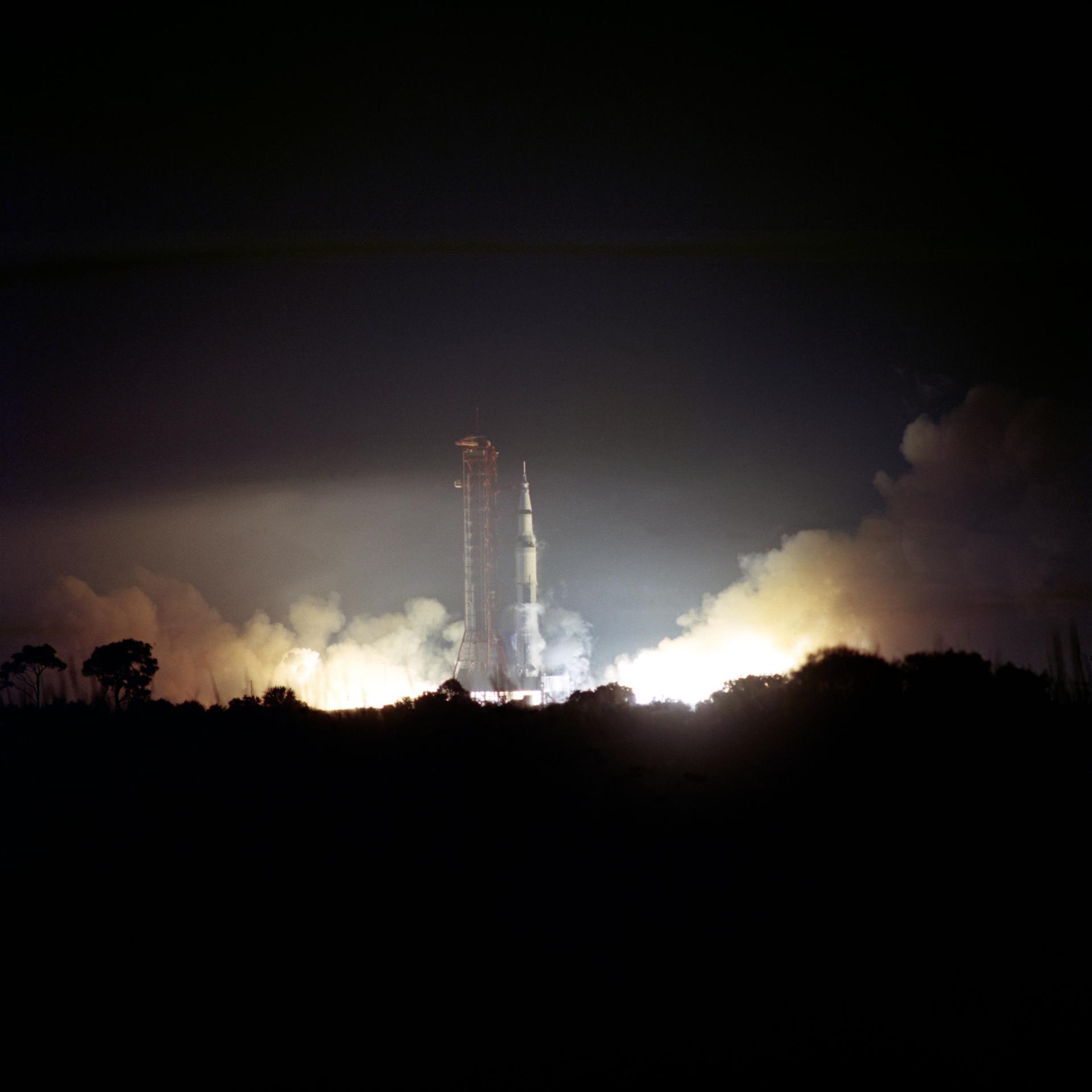 Lanzamiento del Saturno V del Apolo 17 (Saturno 512), 7 de diciembre de 1972