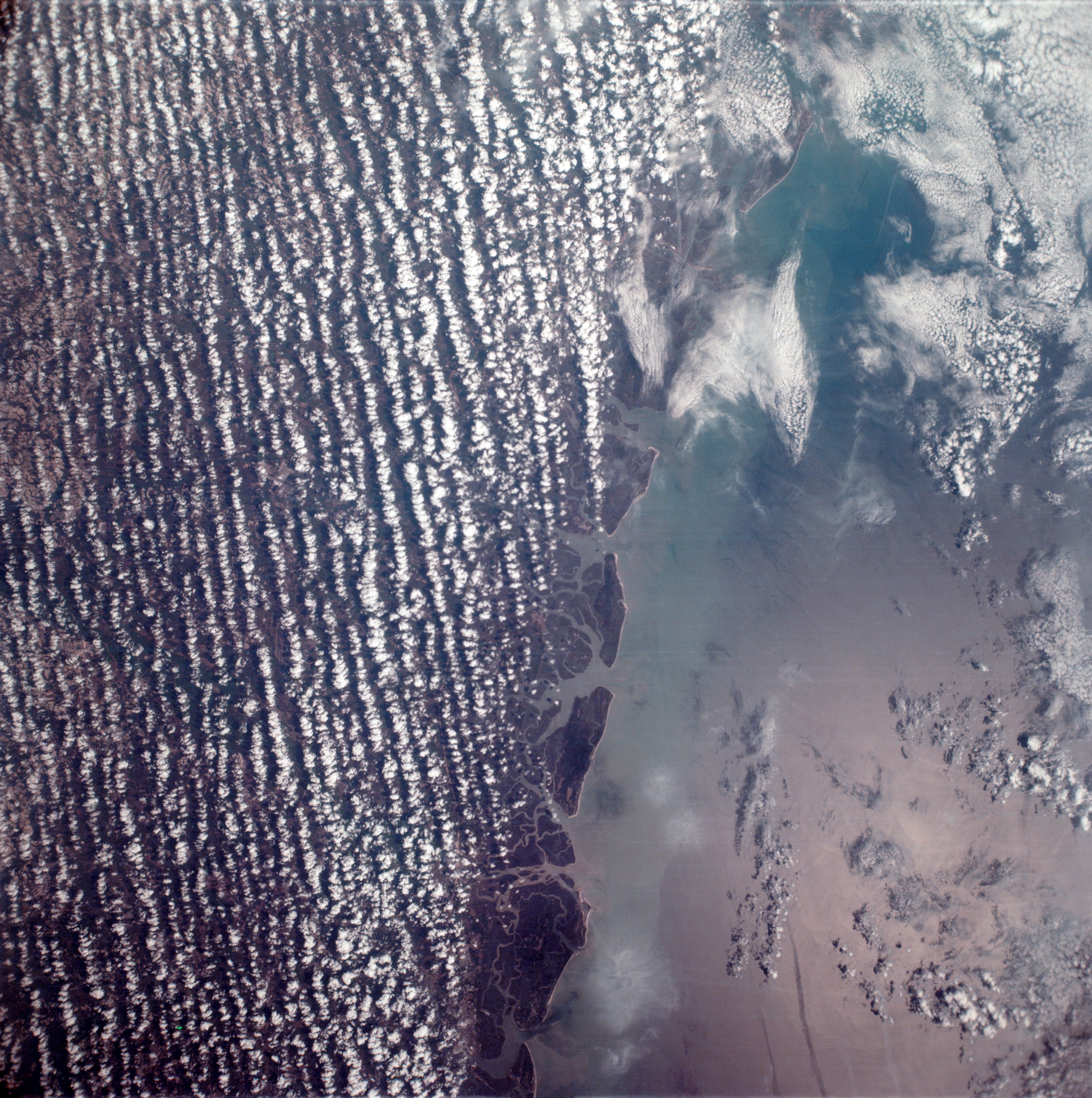 East coast of the United States photographed from Apollo 6