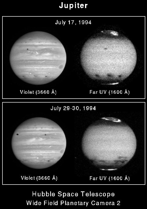 Jupiter Upper Atmospheric Winds Revealed in Ultraviolet Images by Hubble Telescope