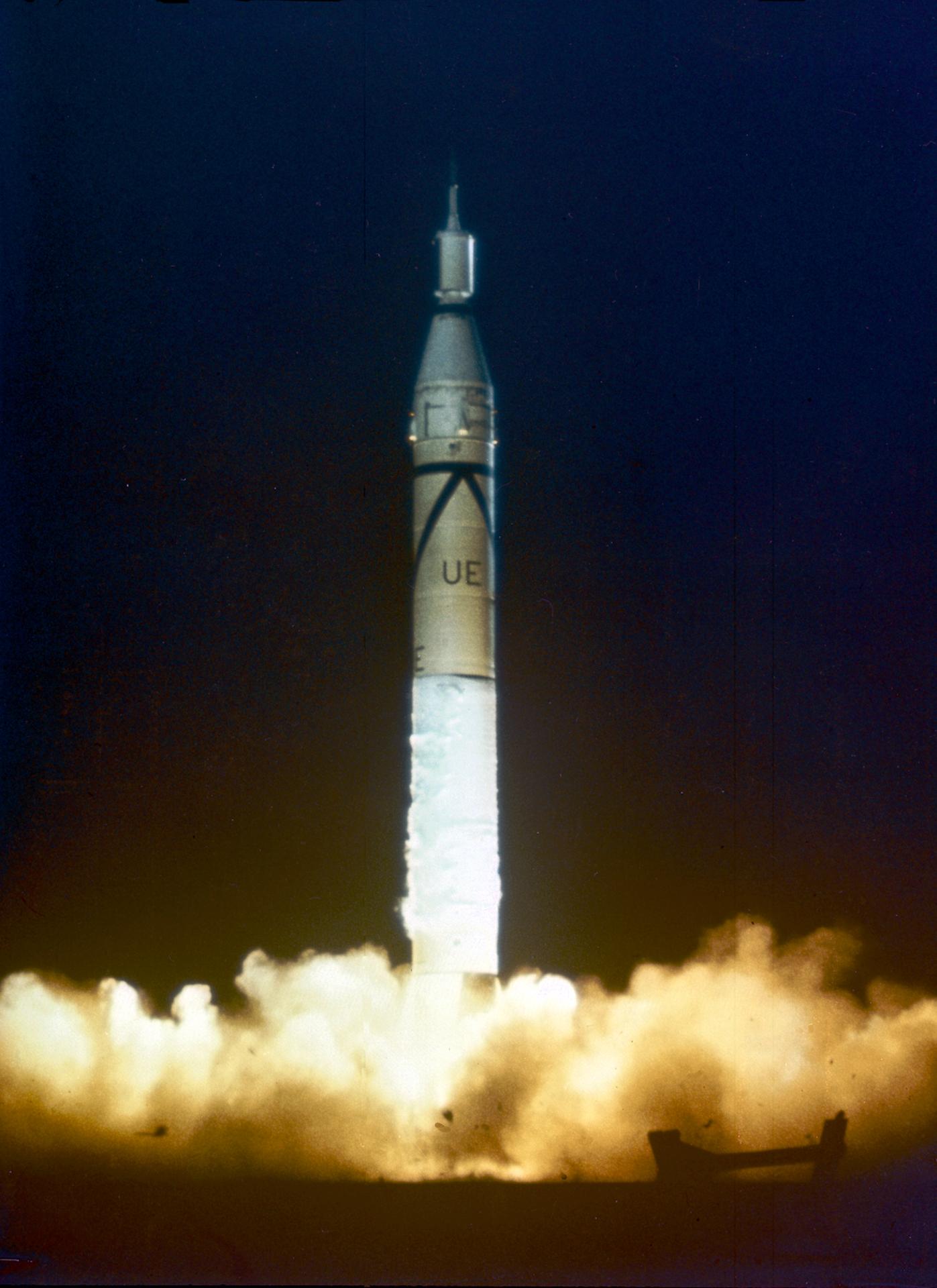 Lancio del Juno I con l'Explorer 1 a Cape Canaveral, 31 gennaio 1958