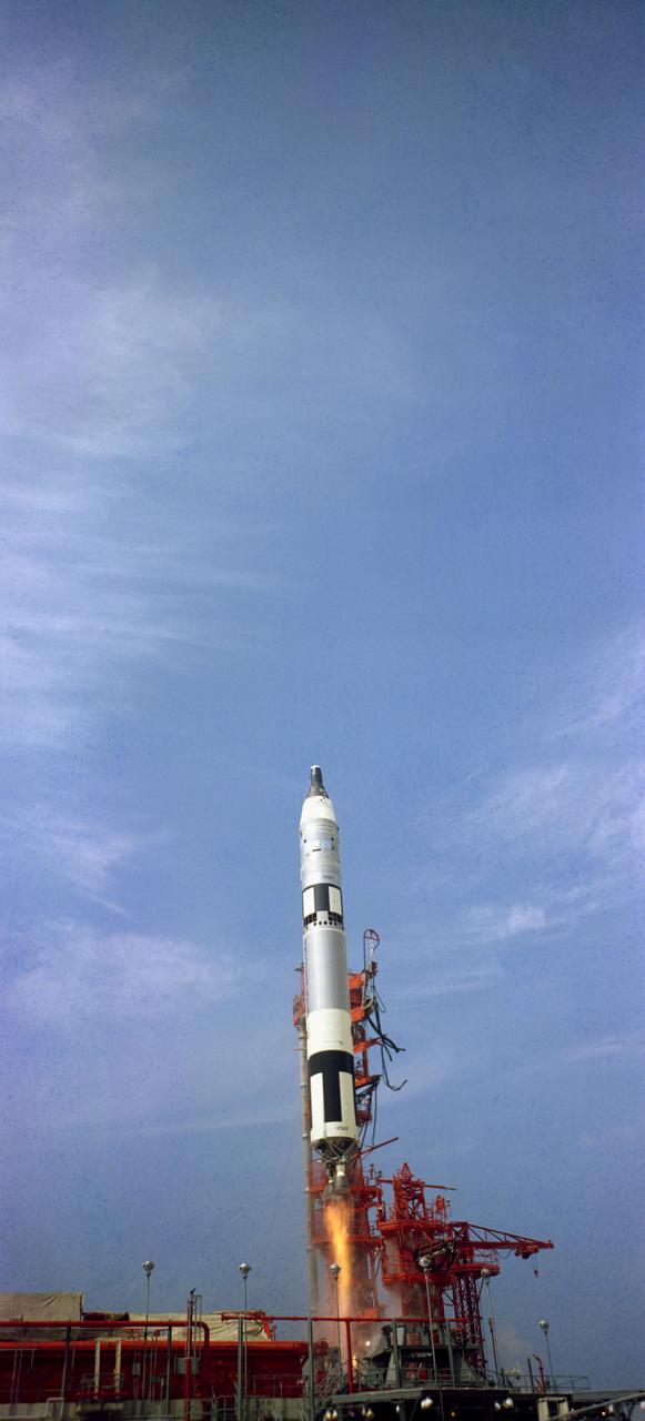 Liftoff of Gemini-Titan 8 with Armstrong and Scott, 16 March 1966