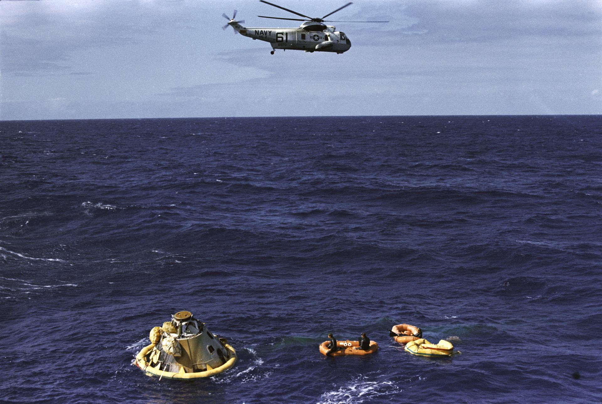 Recuperación del Apollo 6 en el Pacífico (IV)
