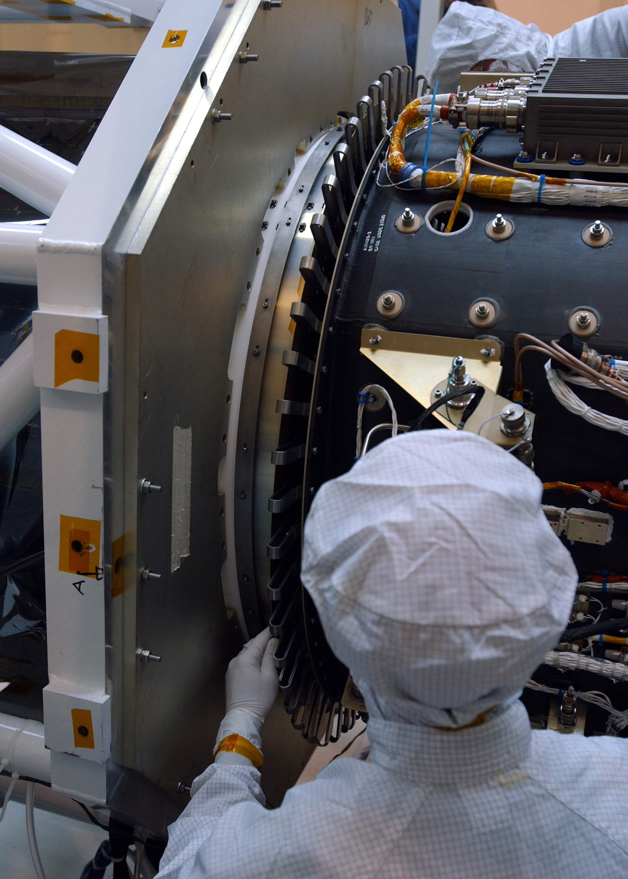 The third stage of the Orbital Sciences Pegasus XL rocket is bei