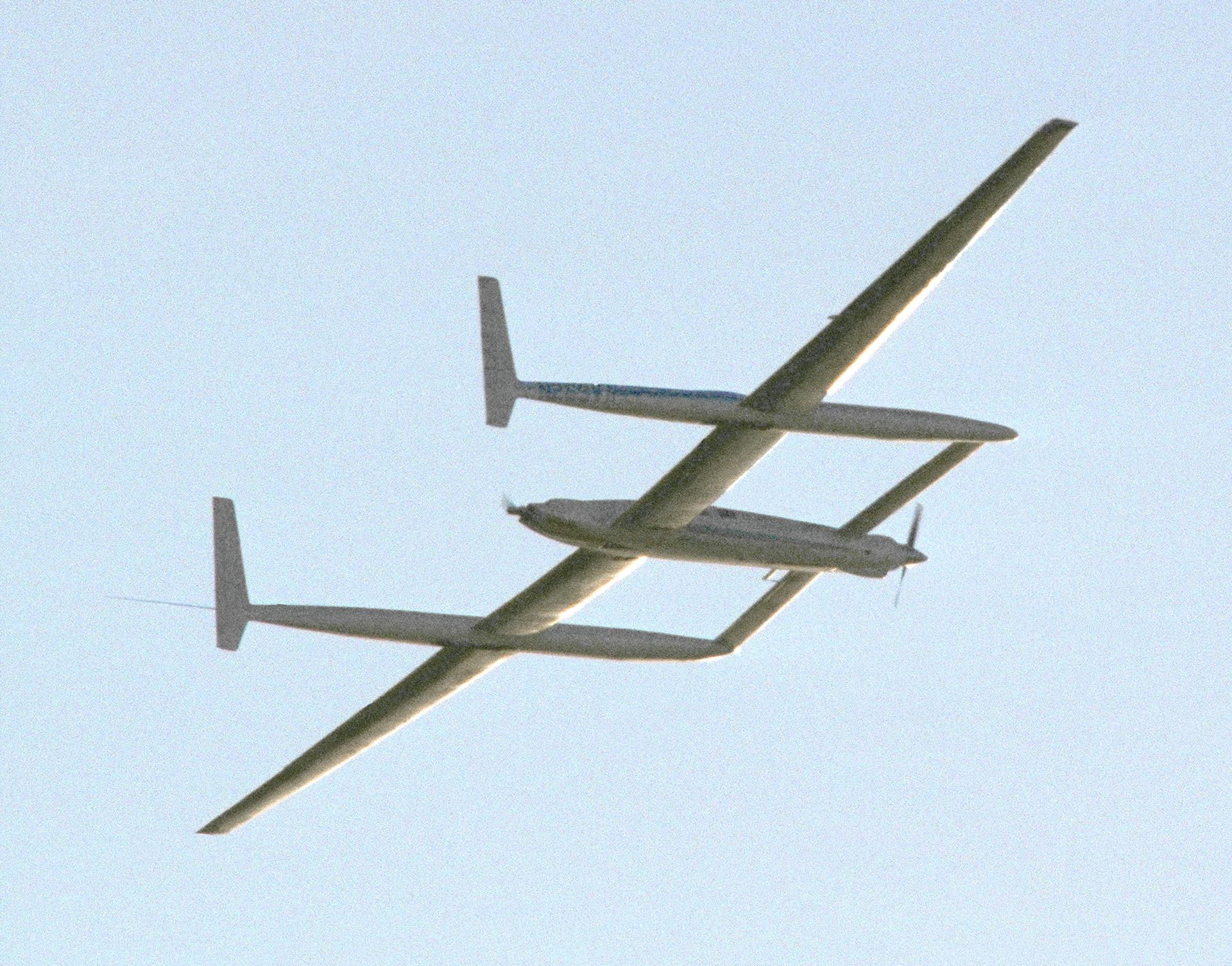 L'aereo Voyager torna dal suo giro del mondo senza scalo