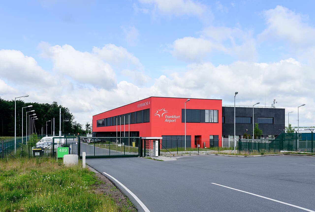 Fire station number 4 at Frankfurt Airport.