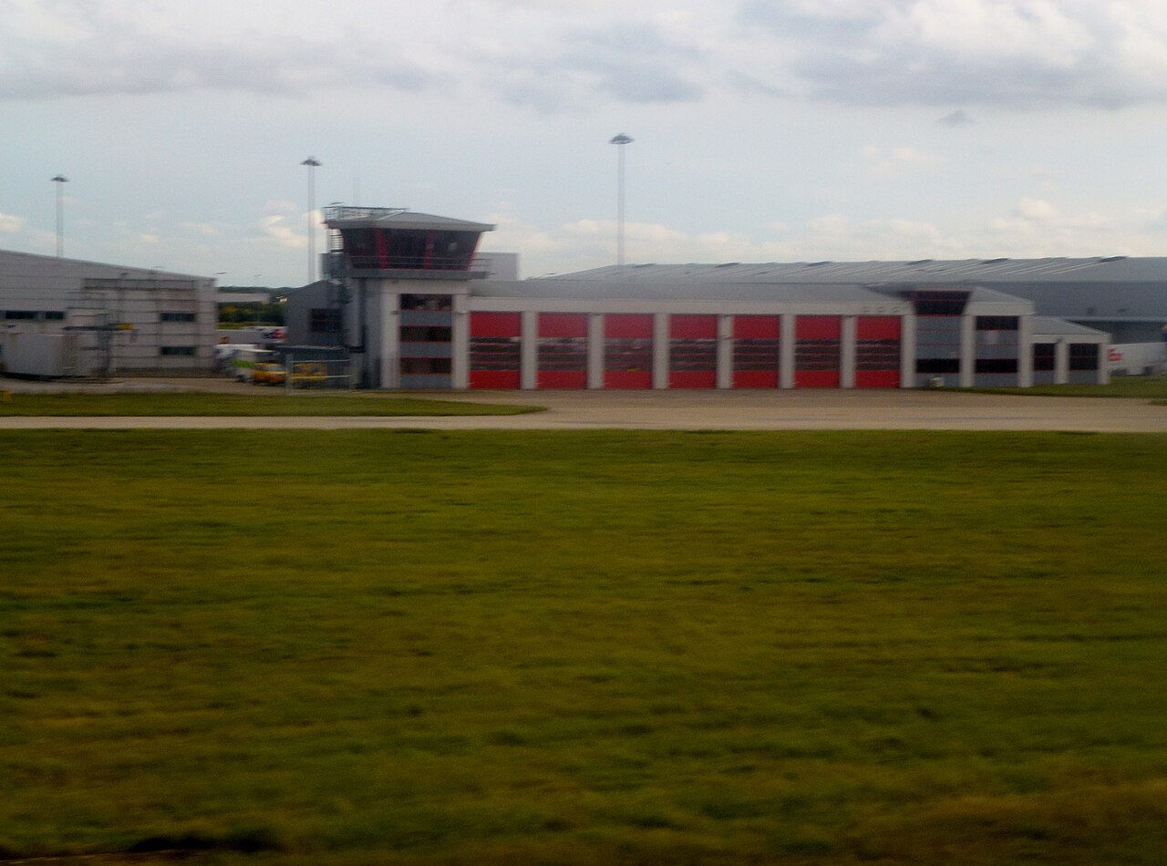 Fire station at Stansted Airport.