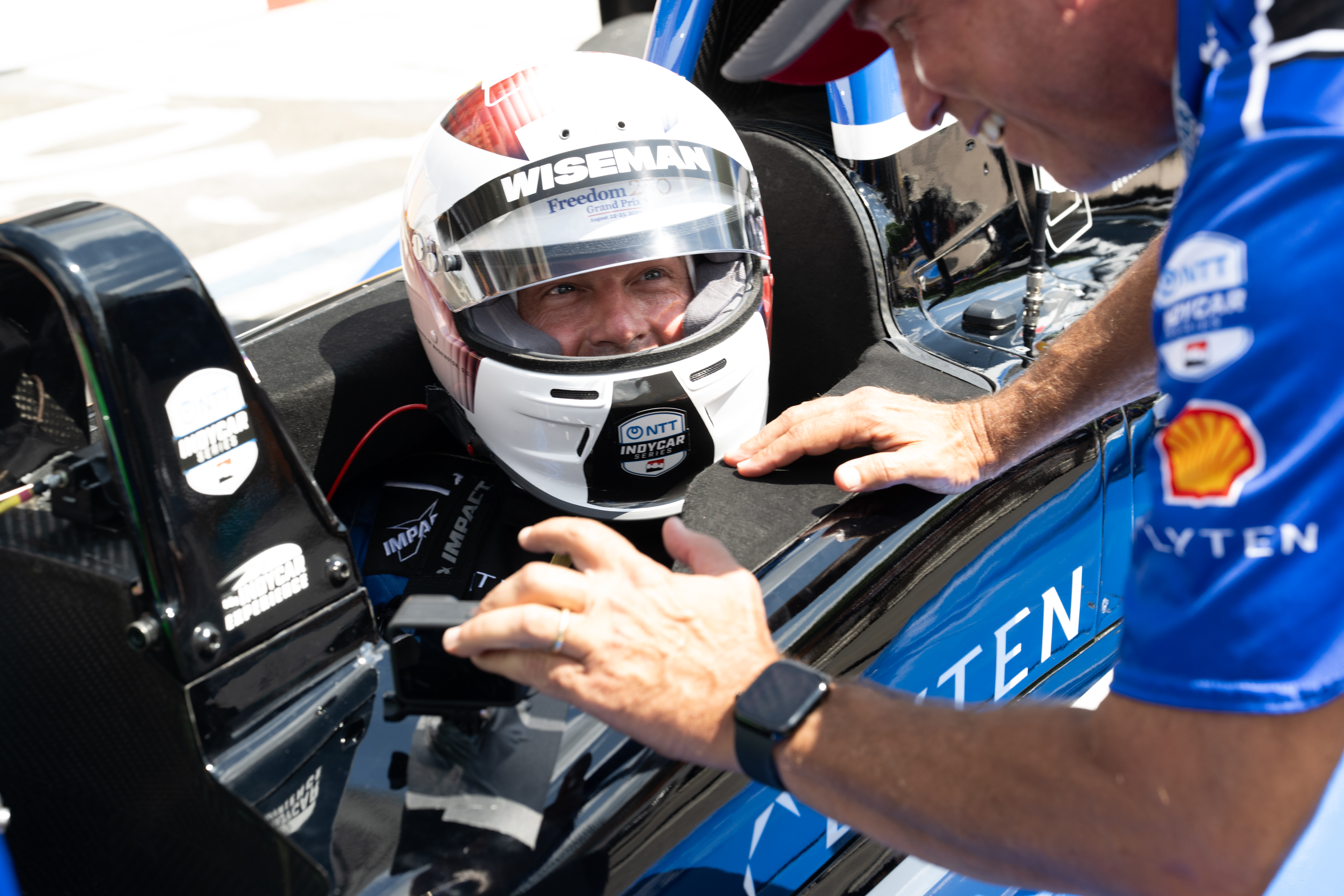 NASA-Astronaut Reid Wiseman beim Freedom 250 Grand Prix