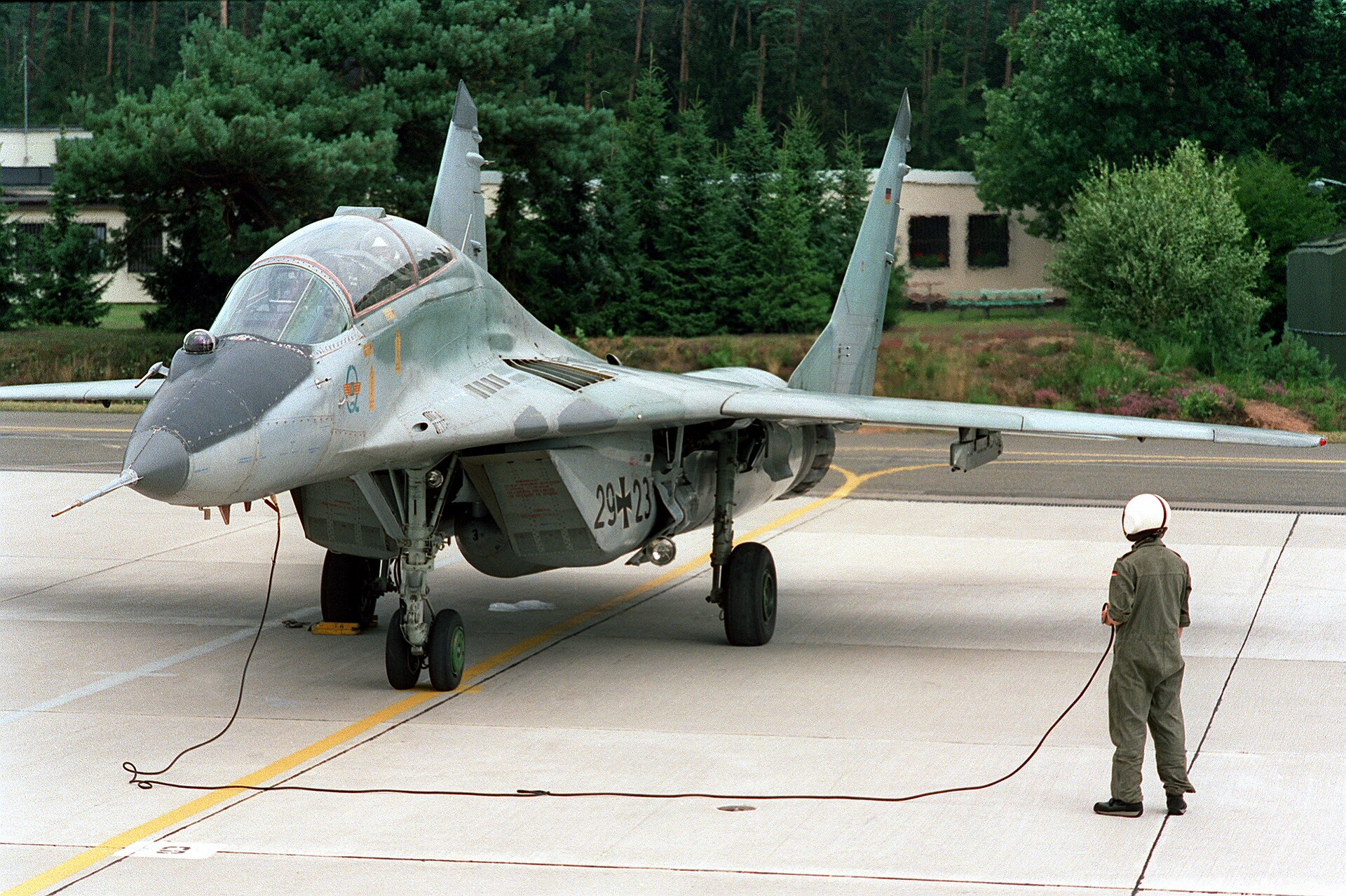 Luftwaffe MiG-29 in flight